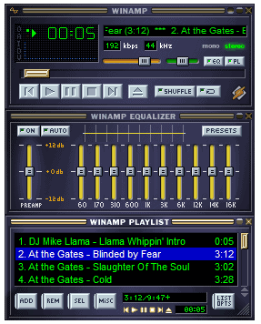 winamp in