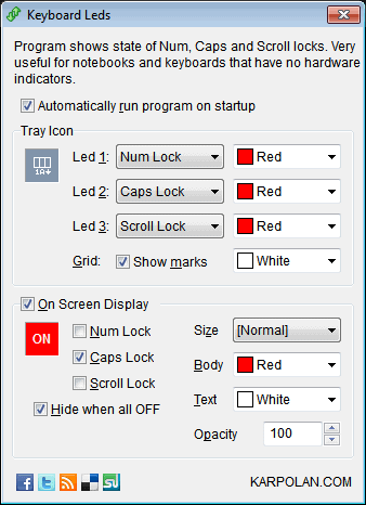 keyboard leds