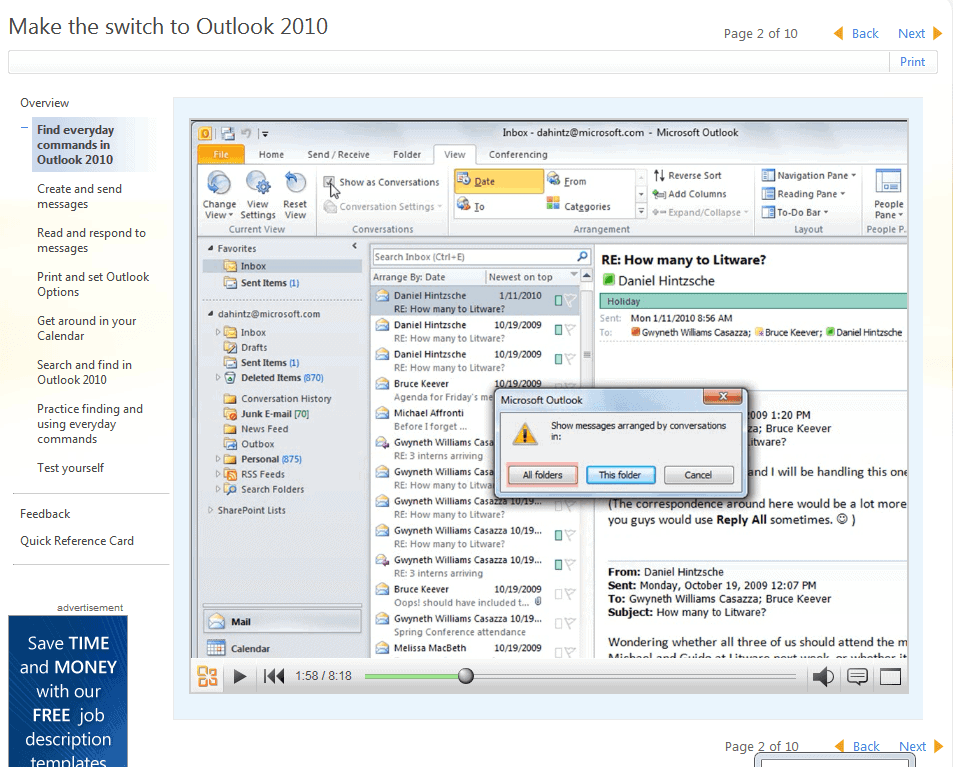 Версия аутлук. Outlook 2010. Microsoft Outlook 2010. Майкрософт офис аутлук. Аутлук 2010 года.