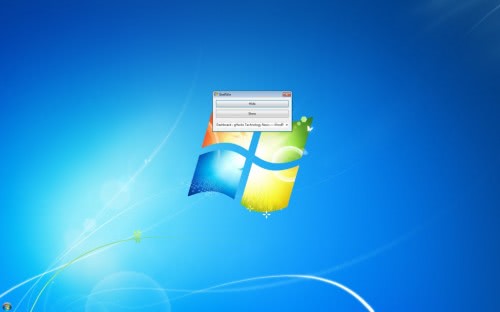 windows 7 without taskbar