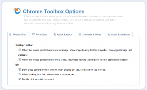 chrome toolbox
