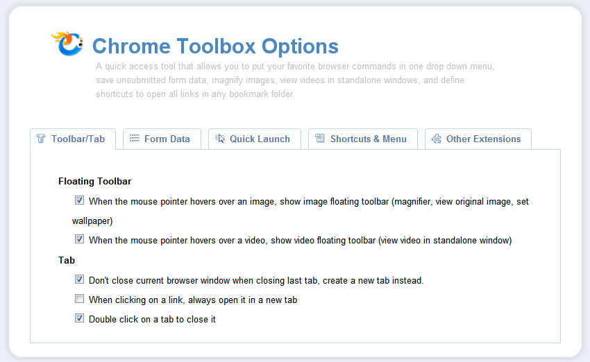 chrome toolbox