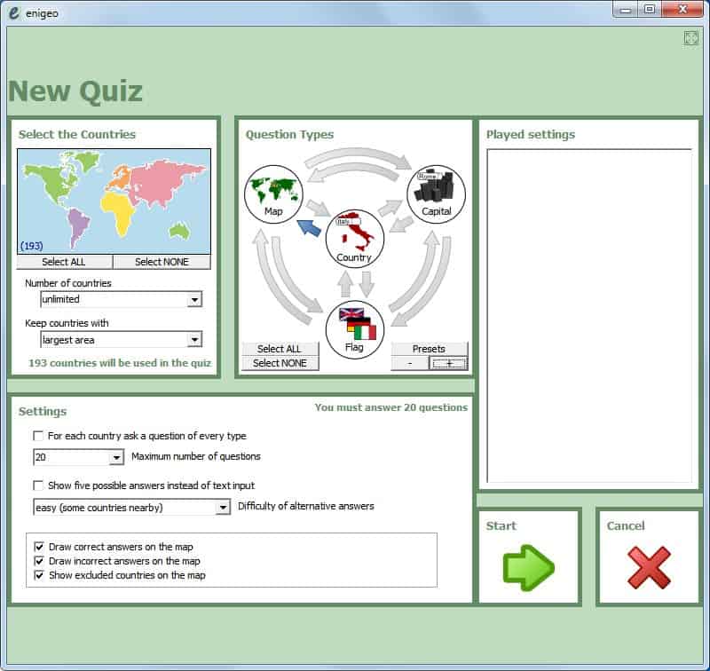 geographic quiz