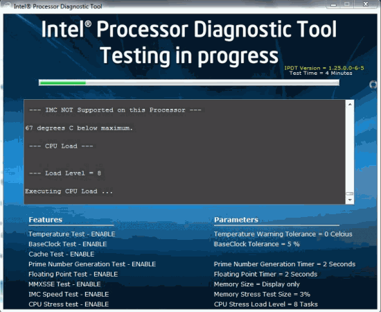 intel diagnostic tool