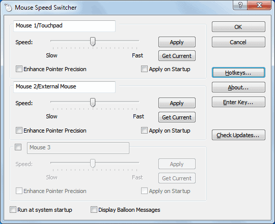 mouse speed switcher