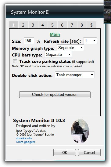 system monitor widget