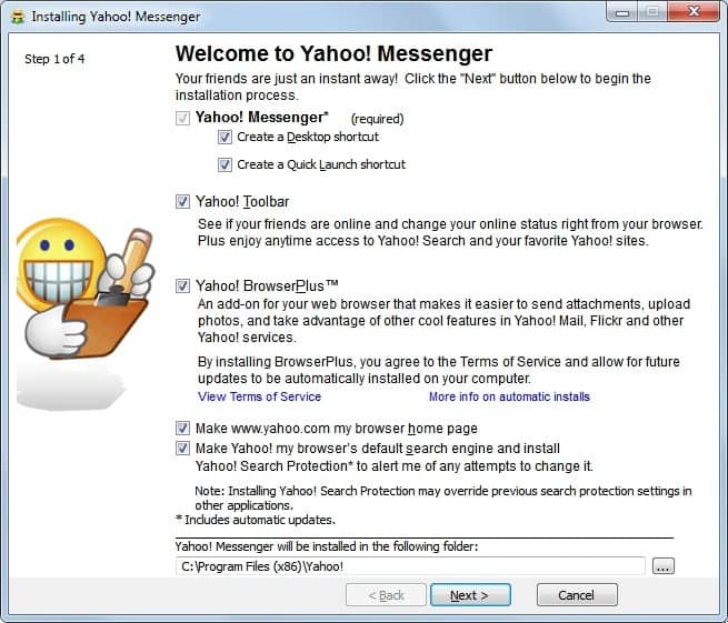 Yahoo Messenger Upgrades