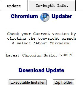 Chromium updater extension Chromium updater extension