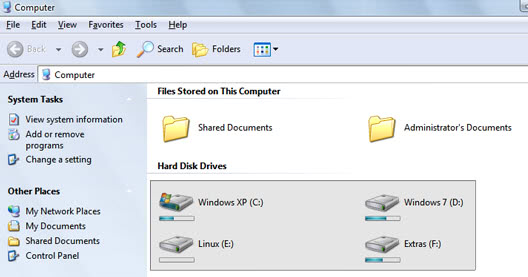 windows explorer xp