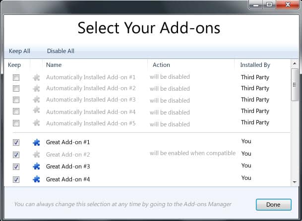 add-on manager