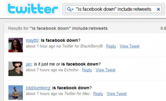 is facebook down