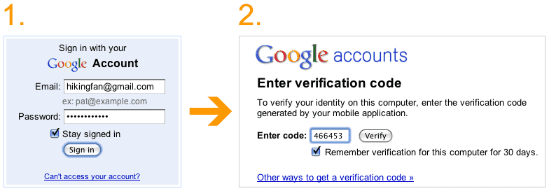 verification code