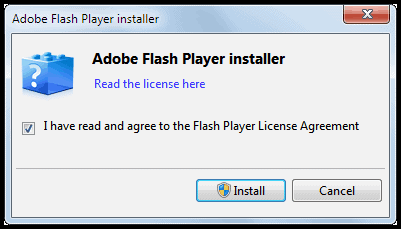 adobe flash player installer