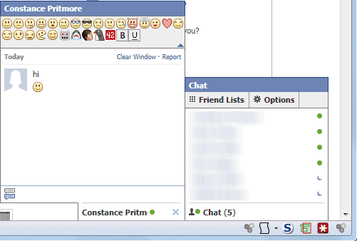 facebook chat emoticons