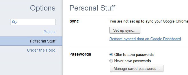 password sync
