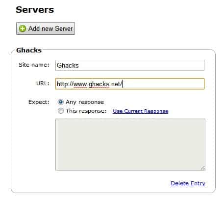 add web servers