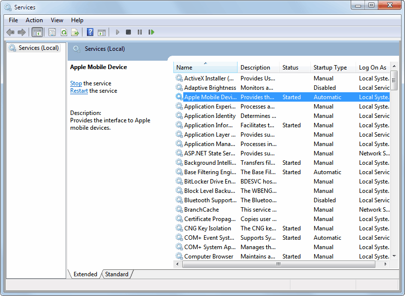 delete service windows 2003 regedit