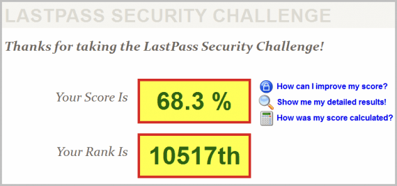 lastpass security challenge