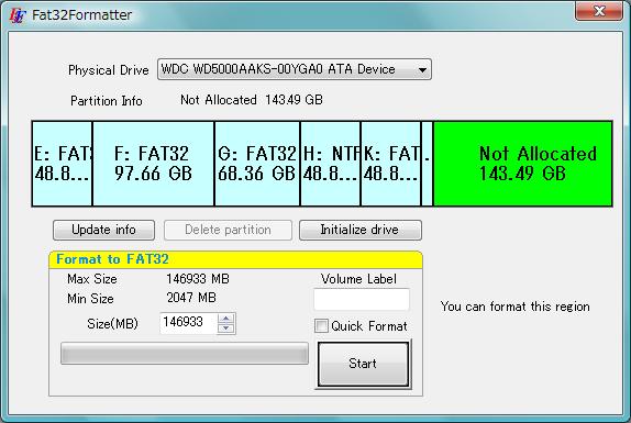 Fat32 Formatter