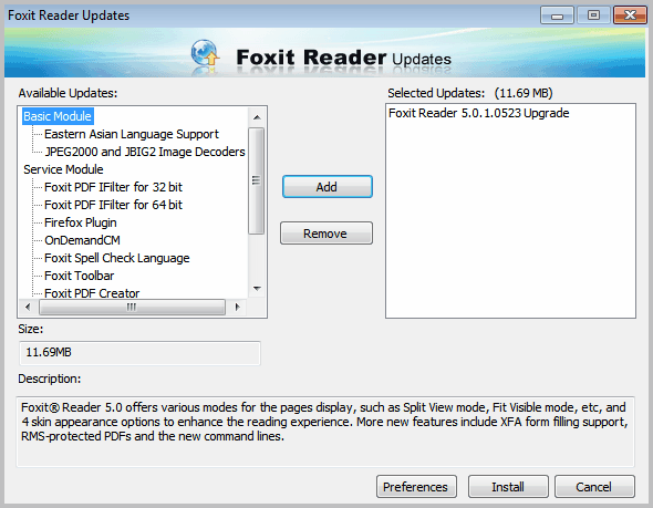 foxit reader linux insert image