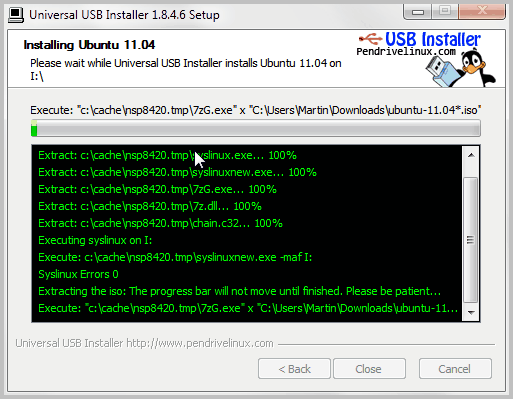 installing ubuntu