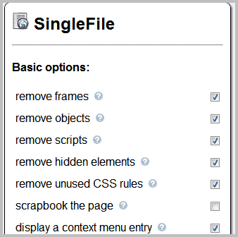 single file