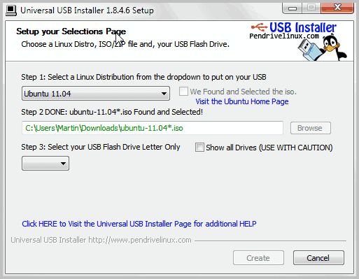 universal usb installer