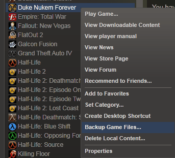 backup steam game files