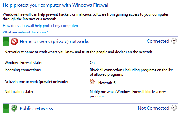 windows firewall