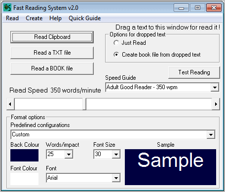 fast reading system