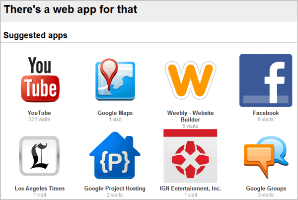 web app suggestions