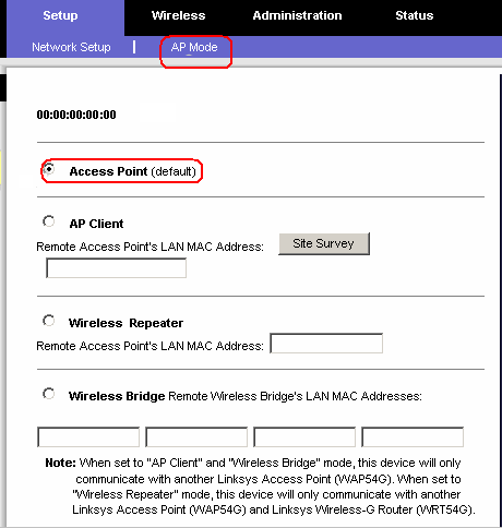 find mac address for wifi extender