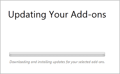 updating your add-ons