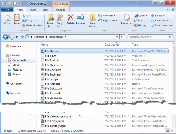 windows explorer ribbon