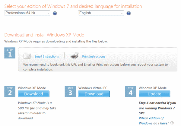 How to Install XP Mode on Windows 7 without Virtualization