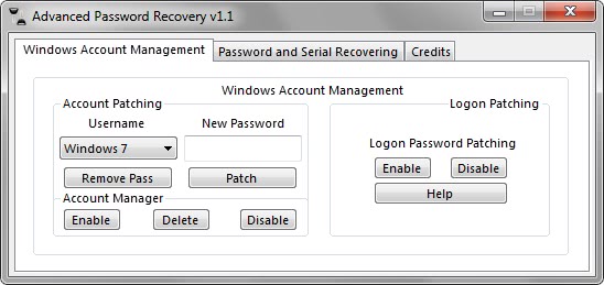 advanced password recovery