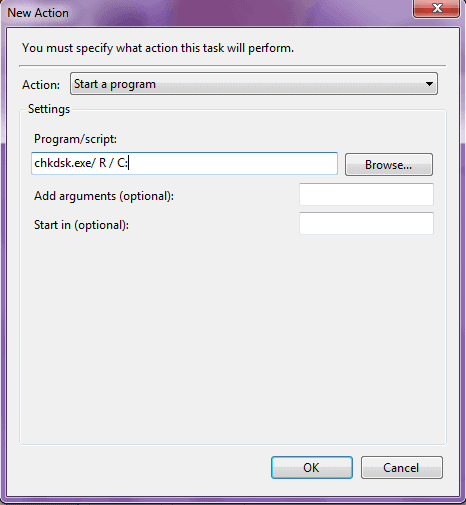 disk checking utility