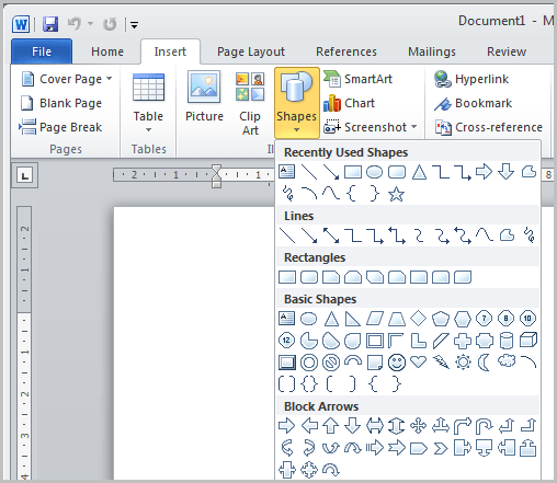 How To Make Flow Chart In Ms Word