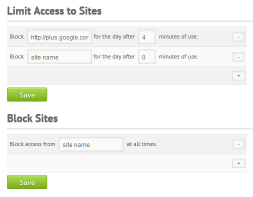 limit site access