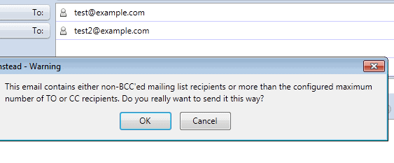 use bcc instead