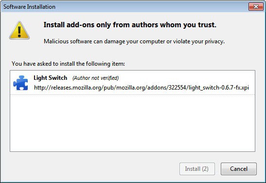 Configure Firefox To Install Add-Ons Faster