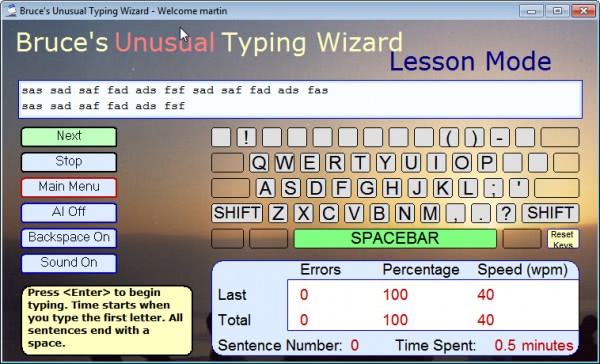 learn how to type