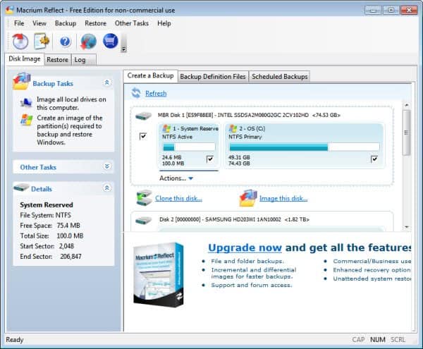 macrium reflect free 5