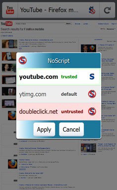 noscript firefox mobile