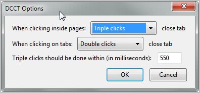 close tabs