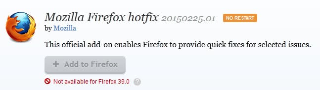 Mozilla To Integrate Hotfix Add-Ons Into Firefox