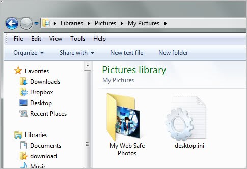 windows explorer folder image