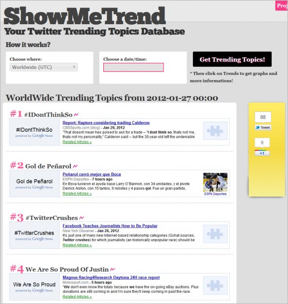 ShowMeTrend Links Twitter Tags To Web News