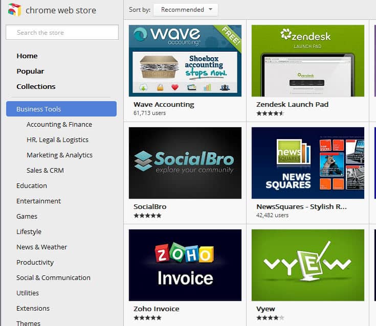 Chrome Web Store Gets Subcategories But Not For Extensions