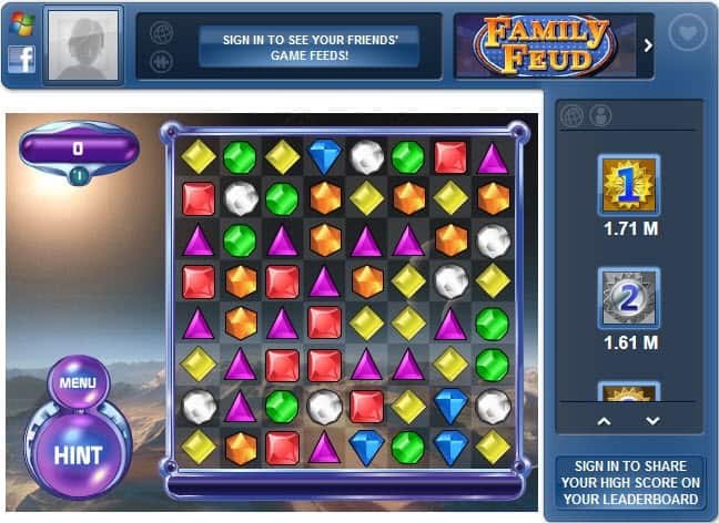 bejeweled 2 for free